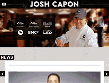 Tablet Screenshot of joshcapon.com